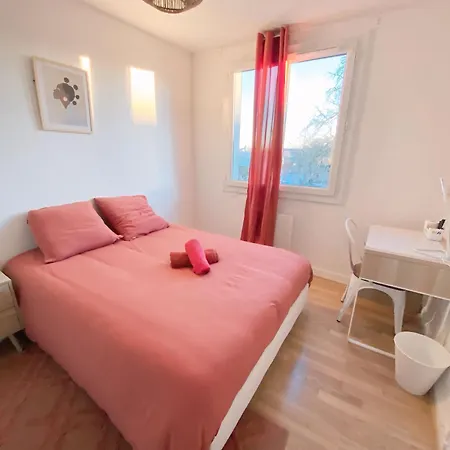 Accommodatie bij particulieren Privee Dans Partage - Les Charmettes Merignac - Tram A - Wifi - Ref B1
